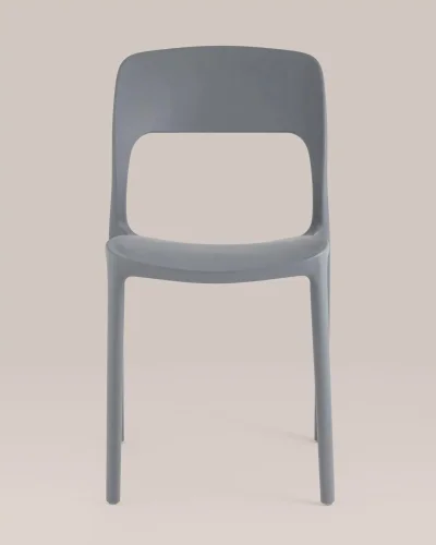 Стул Madsen пластик серый УТ000037035 Stool Group, серый/пластик, ножки/пластик/серый, размеры - *780***440*480 фото 3