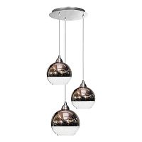 Светильник подвесной Globe 9307-NW Nowodvorski медь 3 лампы, основание хром в стиле хай-тек каскад шар