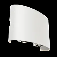 Настенный светильник LED Strato O417WL-L4W3K Maytoni уличный IP54 белый 1 лампа, плафон белый в стиле модерн LED