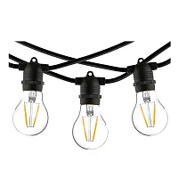 Подвесной светильник уличный Festoon Lights 7872-NW Nowodvorski уличный IP65 чёрный на 15 ламп, плафон чёрный в стиле современный E27