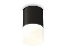 Светильник накладной Techno spot XS6302065 Ambrella light белый 1 лампа, основание чёрное в стиле современный круглый