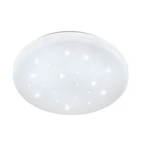 Светильник потолочный LED Frania-S 97879 Eglo белый 1 лампа, основание белое в стиле современный тарелка