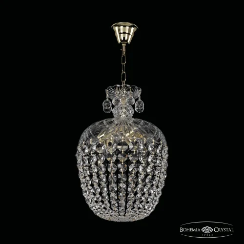 Светильник подвесной 14771/30 G Bohemia Ivele Crystal прозрачный 5 ламп, основание золотое в стиле классический sp