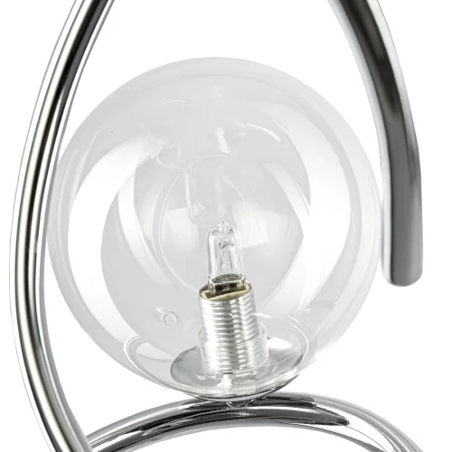 Светильник подвесной Vansa CL206091 Citilux прозрачный 10 ламп, основание хром в стиле современный молекула шар каскад фото 6