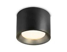 Светильник накладной TN532 TN5326 Ambrella light чёрный 1 лампа, основание чёрное в стиле модерн хай-тек круглый