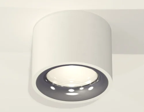 Светильник накладной Techno spot XS7510022 Ambrella light белый 1 лампа, основание белое в стиле хай-тек модерн круглый фото 2