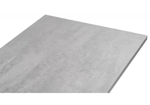 Стол Алеста Лофт 120 25 мм бетон / белый матовый 506950 Woodville столешница бетон из лдсп фото 5