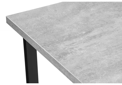 Стол Лота Лофт 140 25 мм бетон / черный матовый  489613 Woodville столешница бетон из лдсп фото 7