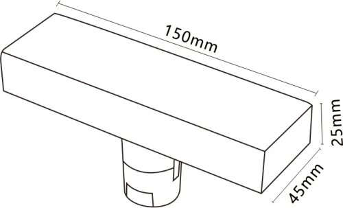 Драйвер для гибкого магнитного шинопровода 48V, 200W CLT 0.207 09 BL Crystal Lux чёрный в стиле современный для светильников серии Трейс 48В (Trace 48V) trace 48 гибкая магнитная фото 2