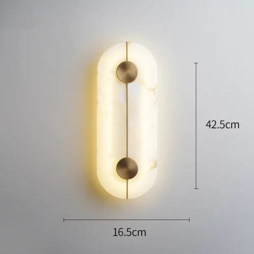 Настенный светильник PHEBE D 211993-26 ImperiumLoft белый на 1 лампу, основание латунь в стиле современный фото 7 Настенный светильник PHEBE D 211993-26 ImperiumLoft белый на 1 лампу, основание латунь в стиле современный фото 7