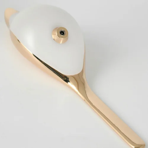 Люстра подвесная Jasper LSP-8641 Lussole белая золотая на 6 ламп, основание чёрное в стиле современный птички фото 5