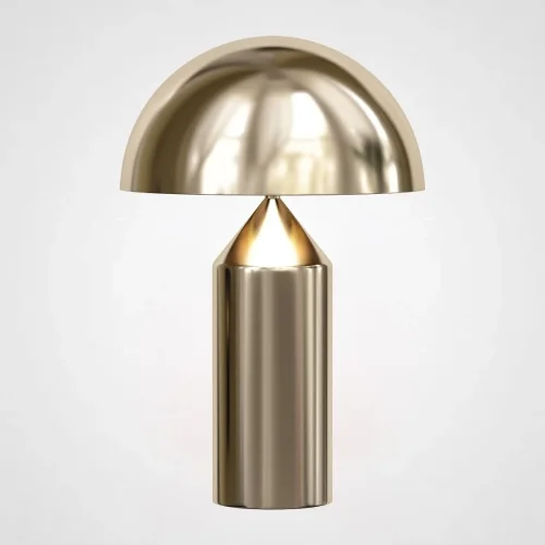 Настольная лампа Atollo Table Lamp gold H50 184496-22 ImperiumLoft золотая на 1 лампу, основание золотое металл в стиле американский современный 