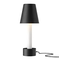Настольная лампа LED Tet-a-tet MOD104TL-3AB3K Maytoni чёрная 1 лампа, основание чёрное металл в стиле современный 