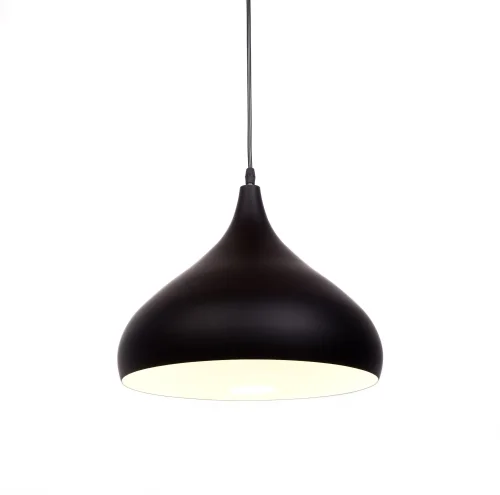 Светильник подвесной Folina LDP 7558 BK Lumina Deco чёрный 1 лампа, основание чёрное в стиле современный 