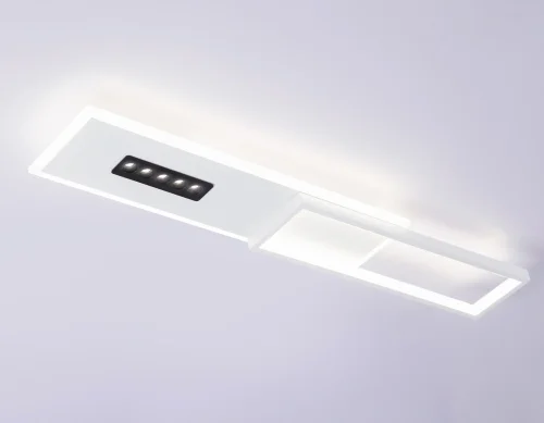 Светильник потолочный LED FL51453 Ambrella light белый 1 лампа, основание белое в стиле современный хай-тек  фото 6
