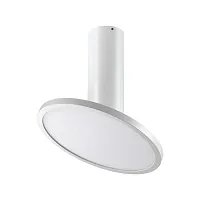 Светильник накладной LED Hat 358347 Novotech белый на 1 лампу, основание белое в стиле хай-тек круглый