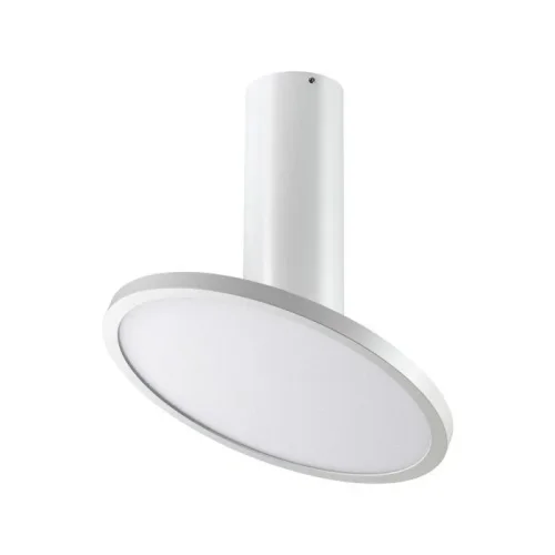 Светильник накладной LED Hat 358347 Novotech белый на 1 лампу, основание белое в стиле хай-тек круглый