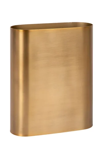 Бра Ovalis 12219/02/02 Lucide матовый золото латунь на 2 лампы, основание матовое золото латунь в стиле современный  фото 2