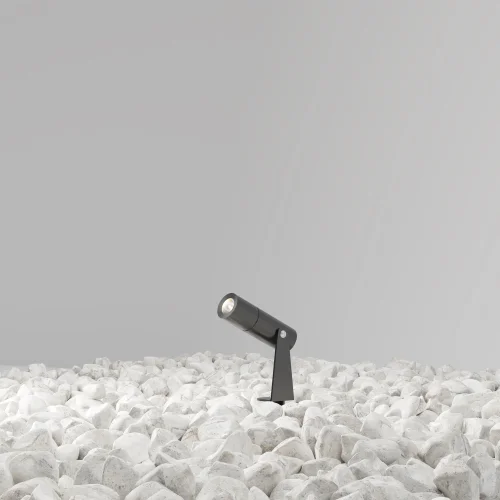 Прожектор LED Bern O050FL-L2GF3K Maytoni уличный IP65 чёрный на 1 лампу, плафон чёрный в стиле современный LED