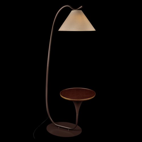 Торшер Шарлотт / Charlotte 10568F Brown LOFT IT со столиком изогнутый бежевый на 1 лампу, основание коричневое в стиле кантри винтаж фото 2 Торшер Шарлотт / Charlotte 10568F Brown LOFT IT со столиком изогнутый бежевый на 1 лампу, основание коричневое в стиле кантри винтаж фото 2