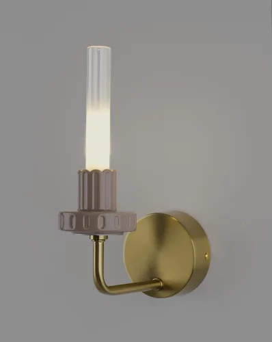 Бра LED Atelieri V11693-WL Moderli прозрачный на 1 лампу, основание бронзовое в стиле современный американский кантри фото 3