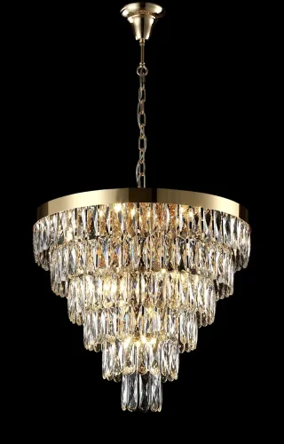 Люстра подвесная хрустальная ABIGAIL SP-PL15 D620 GOLD/TRANSPARENT Crystal Lux прозрачная на 15 ламп, основание золотое в стиле классический  фото 4