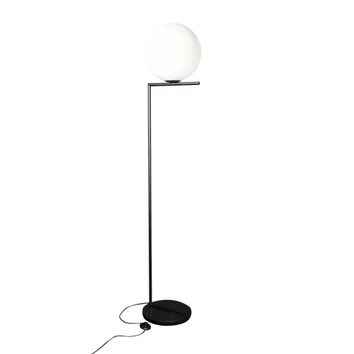 Торшер Icl 2579-F LOFT IT белый на 1 лампу, основание чёрное в стиле современный 
