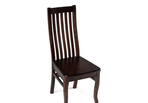 Деревянный стул Арлет венге коричневый 543606 Woodville, /, ножки/массив бука дерево/венге, размеры - ****450*550 фото 5