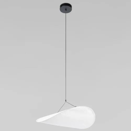 Светильник подвесной LED Tense 10347/S LOFT IT белый на 1 лампу, основание чёрное в стиле современный 