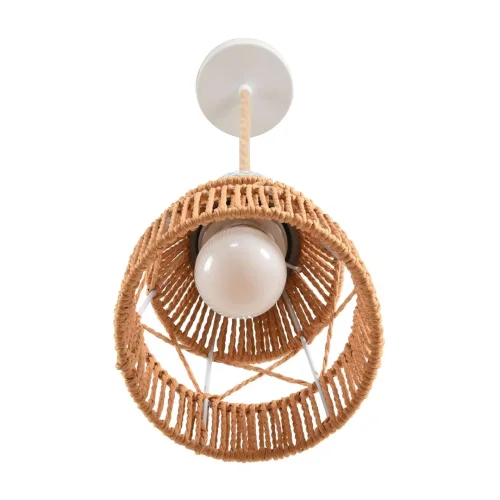 Светильник подвесной Boho 8367/1B Lumion бежевый на 1 лампу, основание белое в стиле скандинавский фото 3 Светильник подвесной Boho 8367/1B Lumion бежевый на 1 лампу, основание белое в стиле скандинавский фото 3