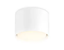 Светильник накладной TN5301 Ambrella light белый 1 лампа, основание белое в стиле минимализм хай-тек круглый
