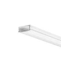 Алюминиевый профиль накладной 15x6 (Белый, 2 м), ALM-001-W-2M 631004 Maytoni цвет LED K, световой поток Lm