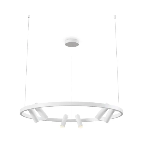 Светильник подвесной LED Satellite MOD102PL-L42WK Maytoni белый 1 лампа, основание белое в стиле хай-тек современный 