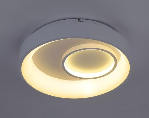 Светильник потолочный LED с пультом 10207/2LED Escada белый 1 лампа, основание белое в стиле хай-тек с пультом фото 3