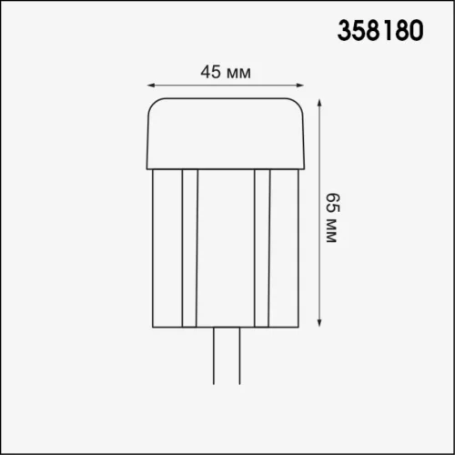 358180 Nokta Модуль LED для арт.358182 – 3581184 Novotech уличный IP65 белый на 1 лампу, плафон в стиле хай-тек современный LED фото 5