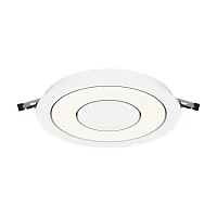 Светильник точечный LED Vector 4000K 12Вт 100° DL102-12W4K-W Maytoni белый на 1 лампу, основание белое в стиле хай-тек современный круглый