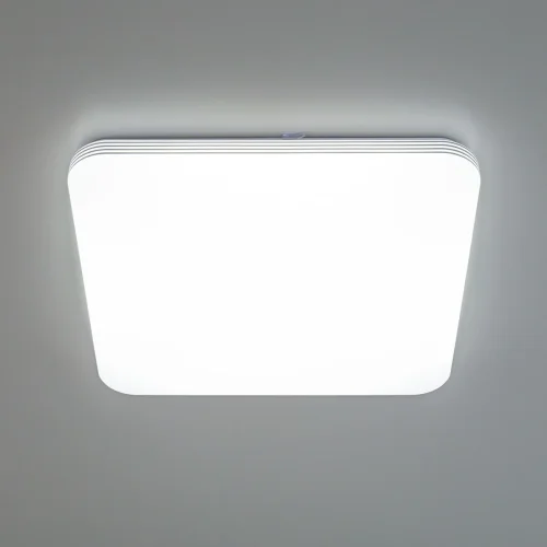 Светильник потолочный LED с пультом Симпла CL714K680G Citilux белый 1 лампа, основание белое в стиле современный квадраты фото 2