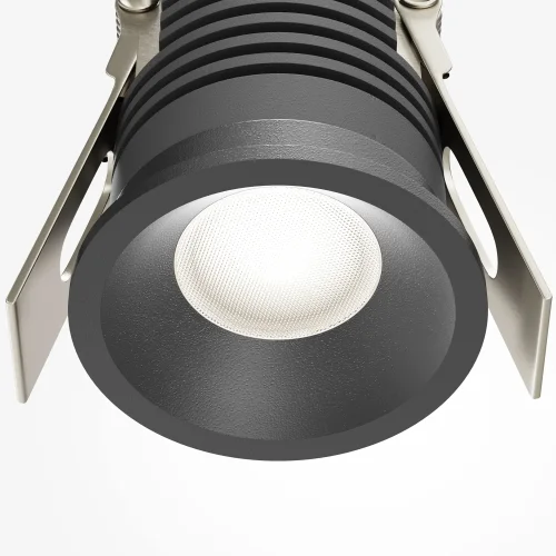 Светильник точечный LED Mini DL059-7W4K-B Maytoni чёрный 1 лампа, основание чёрное в стиле современный хай-тек круглый фото 2