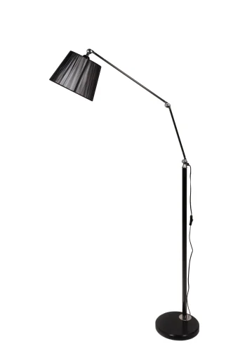 Торшер Prizze LDF 316 BK Lumina Deco гибкий чёрный 1 лампа, основание чёрное в стиле современный
