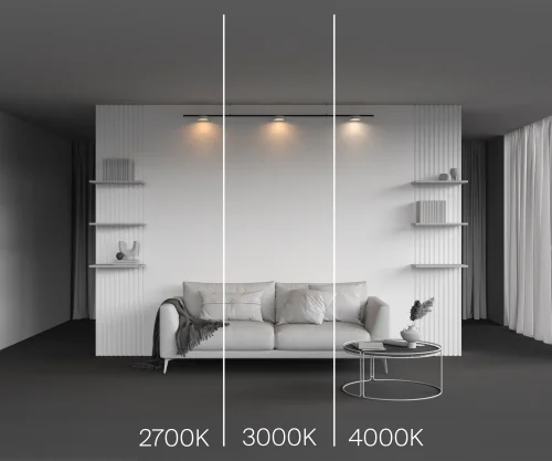 Трековый светильник Zon 4000К 12Вт 100° Magnetic track system Levity TR189-1-12W4K-BW Maytoni белый для шинопроводов серии Magnetic track system Levity белый чёрный фото 7