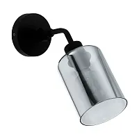 Бра Forestburg 43309 Eglo чёрный серый 1 лампа, основание чёрное в стиле современный 