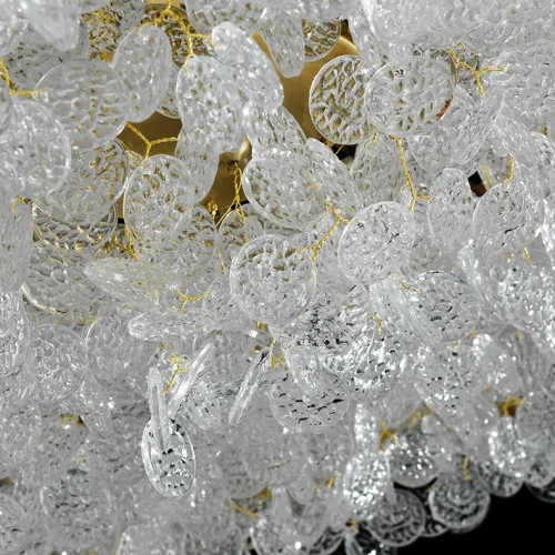 Люстра подвесная VERONA A L12 193713-23 ImperiumLoft прозрачная на 12 ламп, основание латунь в стиле современный фото 13