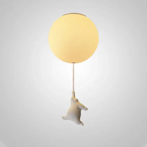 Светильник потолочный WASTY E D23 191739-23 ImperiumLoft белый на 1 лампу, основание белое в стиле скандинавский современный  Светильник потолочный WASTY E D23 191739-23 ImperiumLoft белый на 1 лампу, основание белое в стиле скандинавский современный