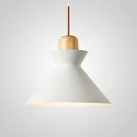 Светильник подвесной OMG B White 179775-26 ImperiumLoft белый 1 лампа, основание золотое в стиле современный скандинавский 