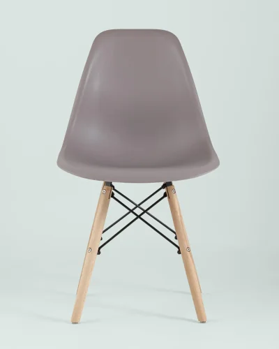 Стул EAMES, темно-серый 4шт. (набор) УТ000037612 Stool Group, /, ножки/массив бука/бежевый, размеры - *815***460*530 фото 8