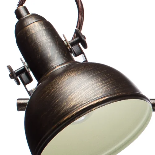 Спот с 4 лампами лофт Martin A5215PL-4BR Arte Lamp коричневый E14 в стиле лофт  фото 3