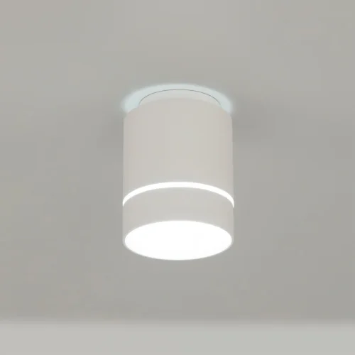Светильник накладной LED Борн CL745010N Citilux белый 1 лампа, основание белое в стиле хай-тек современный круглый фото 5