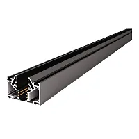 Шинопровод магнитный под натяжной потолок 3м Skyline 48 ST047.439.02 ST-Luce чёрный в стиле хай-тек современный для светильников серии Skyline 48 натяжной потолок шинопровод