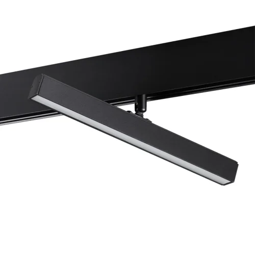 Трековый светильник для низковольтного шинопровода LED Flum 358612 Novotech чёрный для шинопроводов серии Flum чёрный фото 5