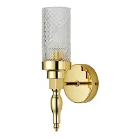 Бра Anima 2812-1W Favourite прозрачный 1 лампа, основание золотое в стиле классический 